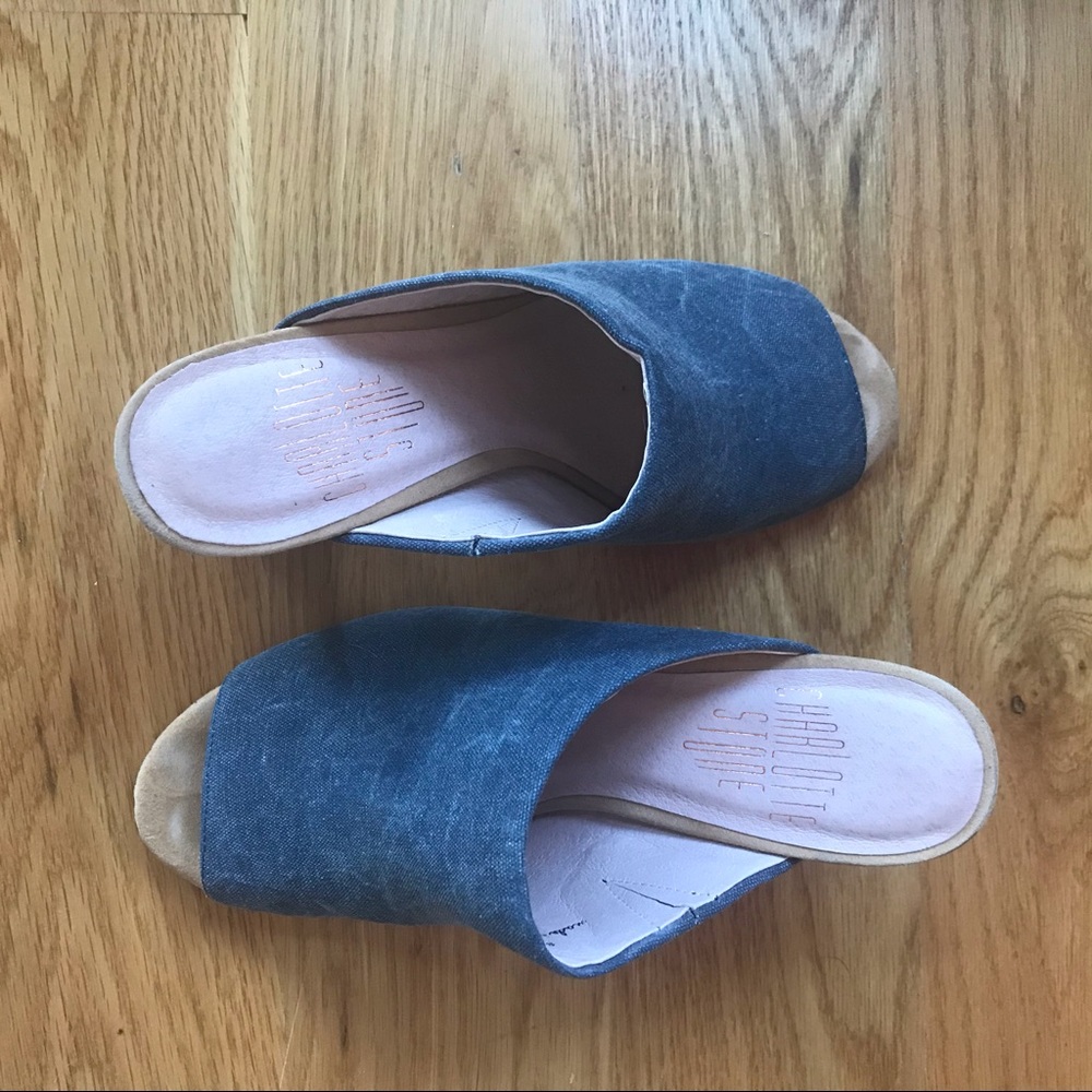 Charlotte Stone denim heels - Picture 12 of 15